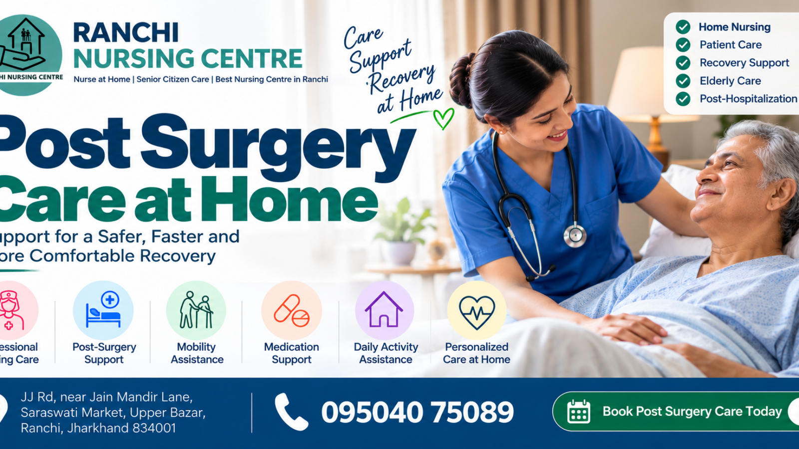 Post Surgery Care at Home in Ranchi